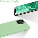 OTOFLY Compatible with iPhone 11 Pro Case,Ultra Slim Fit iPhone Case Liquid Silicone Gel Cover with Full Body Protection Anti-Scratch Shockproof Case (Tea Green)