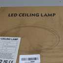 hepside 1Pack LED Flush Mount Ceiling Light Fixture, 12Inch 24W, Dimmable&3000K/3500K/4000K/5000K/6500K Adjustable Low Profile Ceiling Lights, White Round Flat Ceiling Light for Closet,Kitchen,Hallway