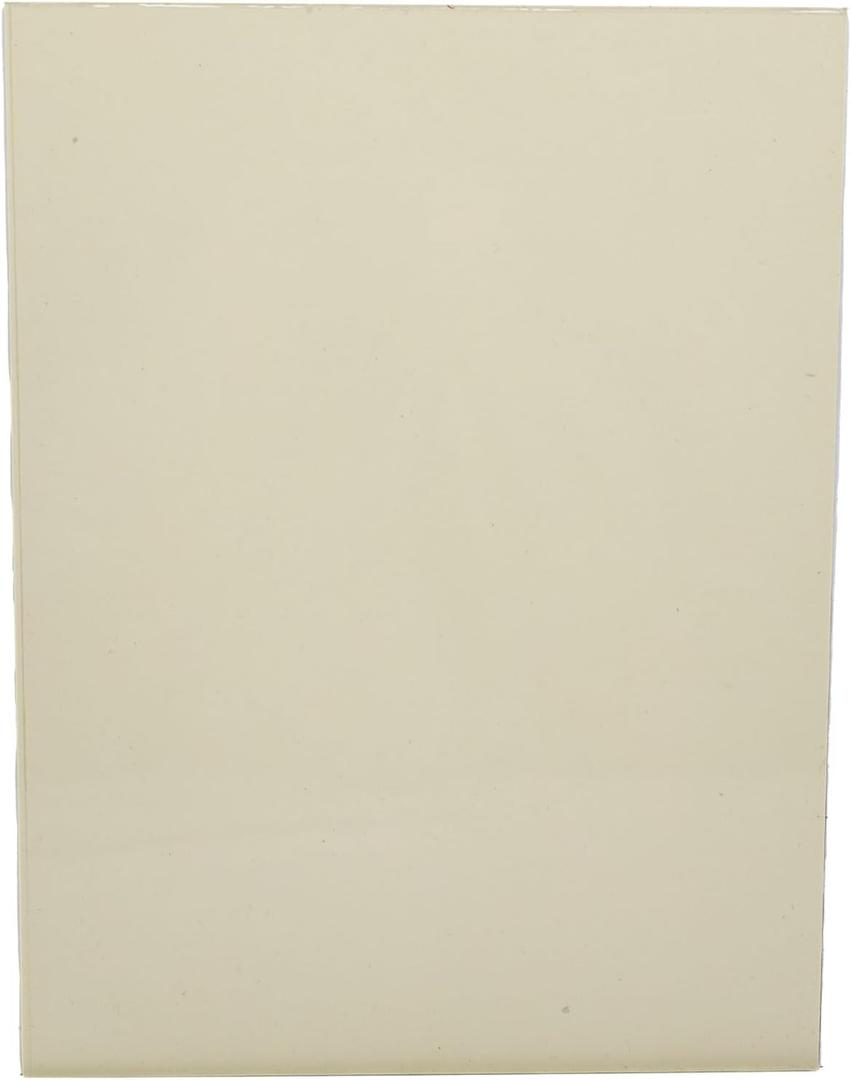 3-Ply Guitar Pickguard 24x31DIY Material Blank Pick Guard Scratch Plate Sheet for Strat Tele Electric Guitar Jazz Precision Bass (Cream)