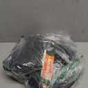 2 Inch Tall No Dig Durable Garden Landscape Edging Kit, Black Plastic Lawn Border with 48pcs Anchoring Spikes for Landscaping, Flower Gardens, Lawn (40FT+48pcs Anchoring Spikes)