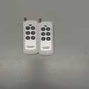 DC 12V 6 Channel Wireless Remote Control Switch 433MHz Transmitter and Receiver 6CH Remote Relay Switch 12V for Garage Door Window Light Motor ON Off (2X Control 433MHz)