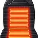 Heated Seat Covers 1 Minute Fast Heating 2 Heat Levels Seat Warmer UL Listed Black