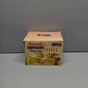 LovesTown 59PCS Play Kitchen Accessories with Basket, Pink Pretend Play Food Set for Kids with Pots Pans Tableware Kitchen Cooking Toys for Toddler Gifts for Boys Girls