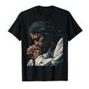 Jesus Christ Praying God T-Shirt, M