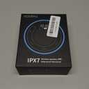 Bluetooth Speaker, Shower Speaker Stereo Sound, IPX7 Waterproof Speakers, Digital Display Portable Speaker with Suction Cup, LED Light, Small Wireless Speakers for Outdoor Party Beach Bathroom, Black