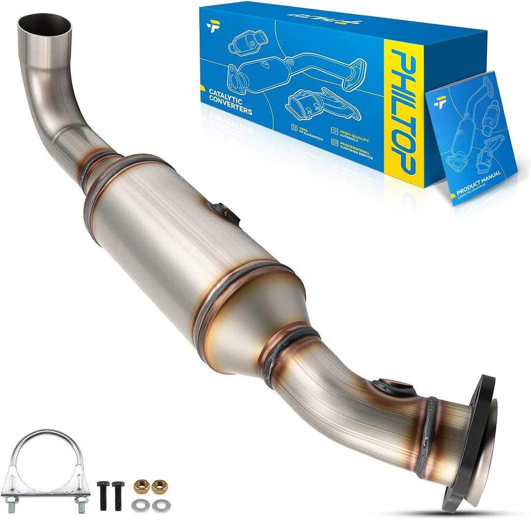 PHILTOP Left Converter Kit Direct-Fit Replacement For 2015-2020 F150 5.0L OE Replace 21467, 645165, 52606, FL3Z5E212G (EPA Compliant)
