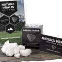 Natura Uralis Premium Belgorod Chalk Chunks | White Chalk Chunks - Amazing Crunch, Satisfying Earthy, Velvety and Firm Texture, ASMR Sensation, Natural Calcium Carbonate (Mini (3.5oz))