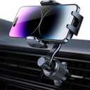 Rorhxia Car Vent Phone Mount, [Never Blocking Vent, Enjoy The Comfort of The A/C] Hands-Free Universal Extension Clip Air Phone Holder Car Fit for All Phones iPhone 17 16 15 14 13 12 Samsung More