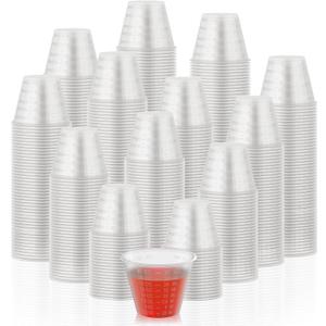 Lilymicky 1000 Count 1 oz Disposable Medicine Cups, 1 oz Plastic Med Cups For Mixed Pills, Medication Measuring, Resin Mixing