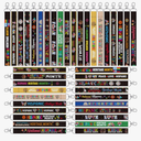 Vinsot 120 Pcs Hispanic Heritage Month Wristlet Keychains Bulk Celebrate National Bulk for Latin American Countries Favor