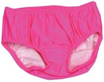 Special Needs Swim Diaper - Reusable Swim Diapers (XS-Size 6/8-Waist:17-24"; Weight: 40-58 pds, Pink)