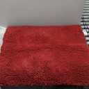 Yeaban Bathroom Runner Rug 36 x 60 Inch  Thick Chenille Long Bath Mat | Absorbent and Washable Extra Large Bath Rug Non-Slip, Soft Runner Rug for Bathroom, Shower, Sink - (Red)