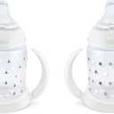 NUK Learner Cup, 6+ Months, Timeless Collection,  5 Oz, Pack of 2 BPA Free, Spill Proof Sippy Cup