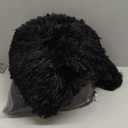 Black Fur Comforter Cover Set Queen - Ultra Soft Fluffy Plush Bedding Sets 3 Pieces (1 Faux Fur Duvet Cover + 2 Faux Fur Pillow case) Fluffy Bed Sets (Black, Queen)