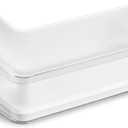 DA97-11483A Refrigerator Door Shelf Bin Assembly Guard Compatible with Samsung Left Lower Door Bin RFG296HDBP RFG297HDBP RFG297HDRS RFG298HDBP, Replacement Parts 2630180 PS4176339 AP5272852 White