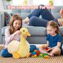 Tezituor 23.5inch Duck Stuffed Animal, Soft Cute Yellow Stuffed Duck Plush Toy, Gift for Kids,Boys,Girls Easter, Birthday Christmas