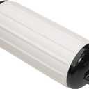 Taylor Made Super Gard Boat Fender, White (10.5" x 30") Double-Molded Ends, Ribbed Technology to Minimize Roll, Rubber Football Needle Inflation Valve, Marine-Grade Vinyl, 5/8" Eyelets - 950128