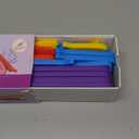 Keenpioneer Decorating/Icing Bag Sealing Clips, 60 Pack, Multipurpose for Food and Snack Storage, 3inch, 4inch and 6inch long