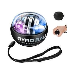 Torque Ball Hand Exerciser,Gyro Ball Wrist Exerciser,Curaball with Counter,AutoStart Gyroscopic Forearm Exerciser Gyro Ball,Vital Wrist Ball,with Colored Light