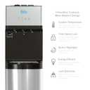 Brio 520 UV Self-Cleaning Bottleless Water Cooler Dispenser, UL Certified | Built-in 2 Stage Filtration (2 Free Replacement Filters Included) Reduces PFAS & Microplastics | 3 Temp (Hot Cold, Room)