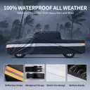 Ford Maverick Heavy Duty Truck Cover Custom Fit 2022-2026 Crew Cab Short Bed(4.5') with Door Zipper, 10 Layers Pickup Truck Cover Waterproof All Weather, Wind Dust Sun UV Protection.