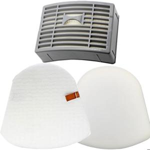 1 HEPA +1 Foam Filters For Shark Navigator NV586 NV581 NV581Q NV585 NV580 Powered Lift Away DLX Upright Vacuum,Replaces Parts # XFFT580 & XHEP580.