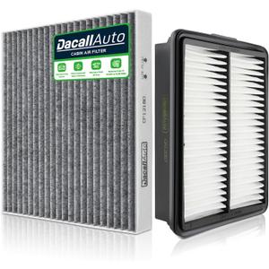 Engine & Cabin Air Filter Set for Hyundai KONA (2018-2023), for Veloster (2019-2021), for Kia Soul (2020-2024); Replace CF12160, 97133-D1000; CA12057, 28113-F2000