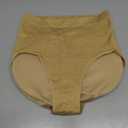 Butt Lifter Padded Panties for Women - Seamless Booty Pads, Hip Enhancer Underwear (Small-Medium, Beige)