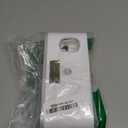 Toothbrush Holders for Bathrooms, Toothbrush Holder Wall Mounted with Toothpaste Dispenser Bathroom Solar Charging and No Drilling Required Tooth Brush Holder with 5 Brush SlotsGray (White-graytop)