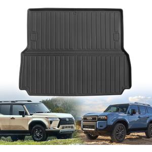 Custom for 2024 2025 2026 Toyota Land Cruiser/Lexus GX550 5 Seater Cargo Mats Trunk Liner All Weather TPE Protection Mat Accessories (for 24-26 Toyota Land Cruiser/Lexus GX 550 5 Seat)