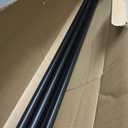 Umbra Twilight Double Curtain Rod Set  Wrap Around Design is Ideal for Blackout or Room Darkening Panels, 66-144 Inch, Black