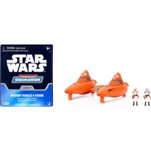 Star Wars Micro Galaxy Squadron Cloud Car Mystery Bundle - 3-Inch and 2.5-Inch Vehicles with Accessories