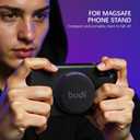BUDI Magnetic Bluetooth Speaker, 5.3 Bluetooth Speakers Wireless,TWS Stereo Pairing Support for iPhone 17/16/15/14/pro for Home/Party/Outdoor/Beach, Gift for Men/Women(Black)