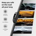 Raidbee 18+18 inch Silicone Windshield Wiper blades Replacement for Ford Ranger 2011-1999,Jeep Commander 2010-2006,CHEVY HHR 2011-2006,MAZDA MX-5 Miata 2015-1999 All-Season Silicone Wiper Blades