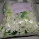 BLEUM CADE 24Pcs White Fake Wisteria Hanging Flowers with Lights, 3.6Ft/Pcs Artificial Wisteria Garland, Hanging Flowers for Wedding Party Home Backdrop Wall Decoration