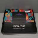 15.7" Portable DVD Player with 14.1" Large HD Screen, 6 Hrs Rechargeable Battery, FM Out, Sync TV, USB, SD Card and Multiple Disc Formats, Dual Speaker, Black