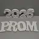 Woanger 8 Pcs 2026 Prom Light up Letters Sign Set LED Graduation Decorations Marquee Class of 2026 Ornaments for Graduation High School College Table Home Party Supplies, Battery Operated