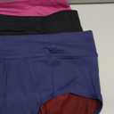 Women's Incontinence Underwear, 100ml Leak-Proof Period High Waisted Brief Heavy Flow Bladder Leak Washable Cotton 5 Pack (Multicolor01, X-Large)