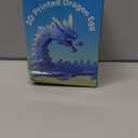 TBOLINE 12" 3D Printed Dragon Egg, Cool 3D Printer Articulated Crystal Dragon Toys for Kids, Surprise Animals Figurines Fidget Dinosaur Eggs Toys for Boys Kids Teen 5-7 4-6 8-12 (Laser Yellow Green)