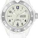 findtime Watches for Women Reloj para Mujer, Waterproof Easy to Read Watch with Second Hand Military Time Ladies Simple Nurse Nursing Date Analog Quartz for Swimming White