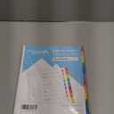 Blue Summit Supplies 12 Month Dividers for Binders, Jan to Dec Monthly Tabs, Includes Customizable Table of Contents Index, 6 Sets