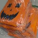 Elcoho 30 Packs Halloween Non-woven Bags 8x8 Inch Pumpkin Bags Trick or Treat Bags Party Goody Tote Gift Bag with Handles Party Favors, 10 Styles