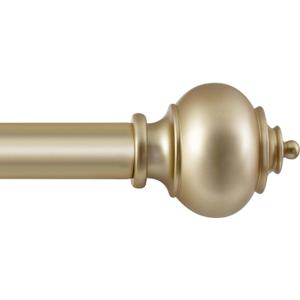 H.VERSAILTEX Curtain Rods for Windows 16-106 Inch, 1" Adjustable, Gold