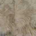 duduta Beige Faux Sheepskin Runner Rugs 2x6 ft, Fluffy Shag Bedroom Rug Fur Sofa Couch Covers Washable