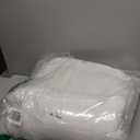 Amazon Basics Down Alternative Bed Pillow, Medium Density for Back and Side Sleepers, Queen - Pack of 2, White, 30 in L x 20 in W