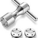 Golf Putter Weights 2pcs 5g/10g/15g/20g/25g/30g/35g/40g/45g with Wrench Kit Set Compatible with Titleist Scotty Cameron Putter Golf Accessory (2pcs 25g+Wrench)