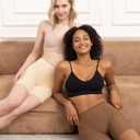 INNERSY Women's Seamless Slip Shorts for Under Dresses Anti Chafing Cooling Boy Shorts 2-Pack (XL)