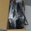 32-122inch Corner Shower Caddy Tension Pole Black, Rustproof Drill-Free Shower Shelves for Bathroom Bathtub Washbasin, Adjustable Shower Organizer with 4 Tier Patent Stable Shelves & Towel Bars