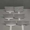 Floating Book Shelves for Wall, 8 Tier Invisible Floating Bookshelf, Vertical Spine Book Tower, Wall Mounted & Space Saving, Heavy Duty Metal Book Organizer for Home Office, 4 Pack White