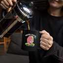 Panvola Mental Health Counselor Gifts Therapist Mug Novelty Inspirational Gift Idea Awareness Coffee Cup Black 11oz For Psychologist/Psychiatrist (11 oz)